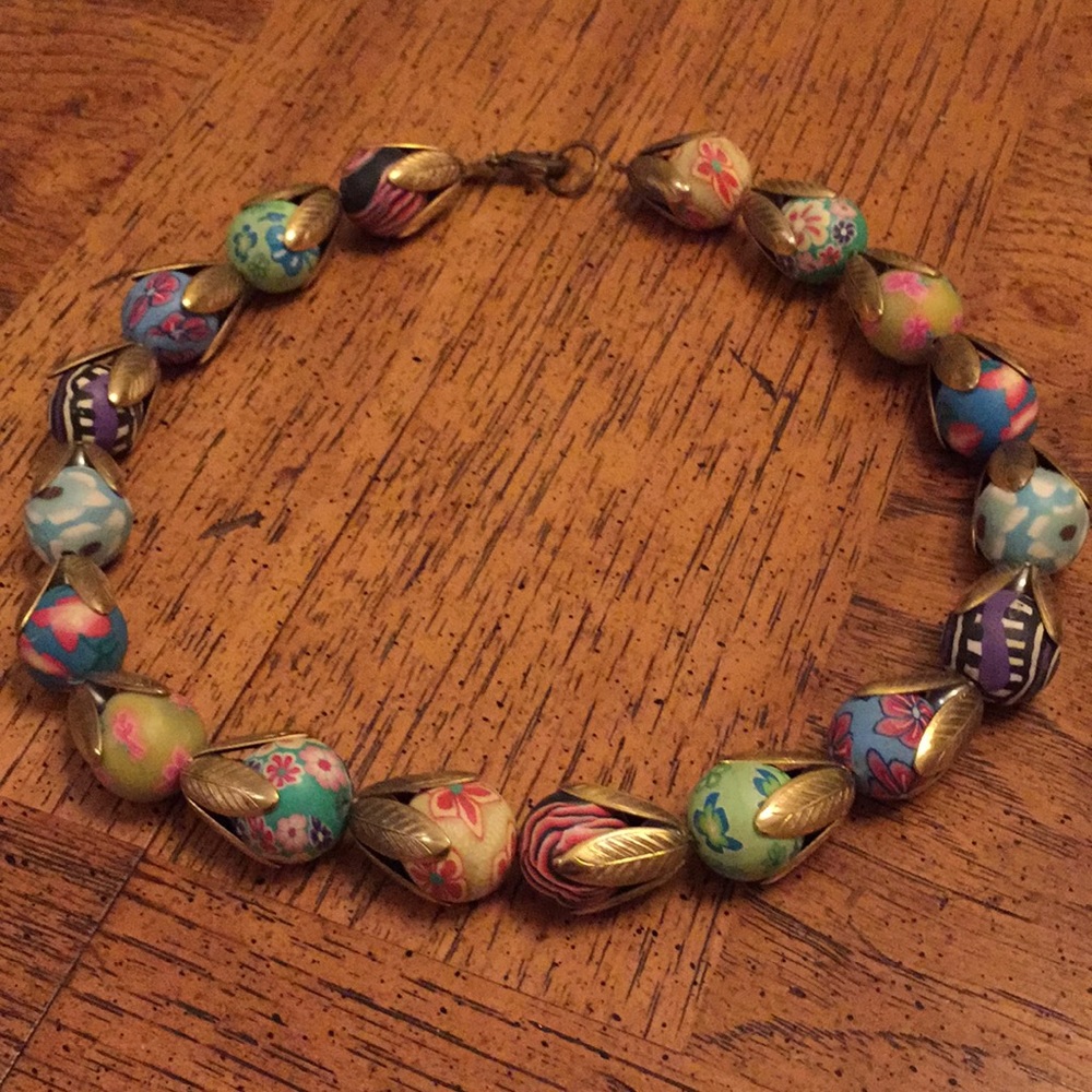 Lenora Dame necklace. Unique statement necklace.